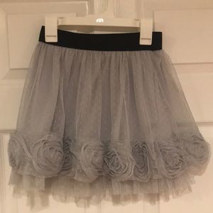 Girls detailed lace skirt